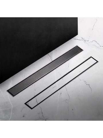 Rigola dus liniara REA Neox Pro titan 60 cm otel inoxidabil AISI 304 [1]
