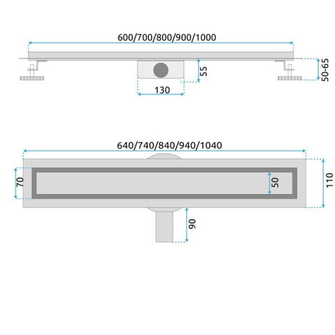 Rigola dus REA Neox pro 60 cupru periat  [11]