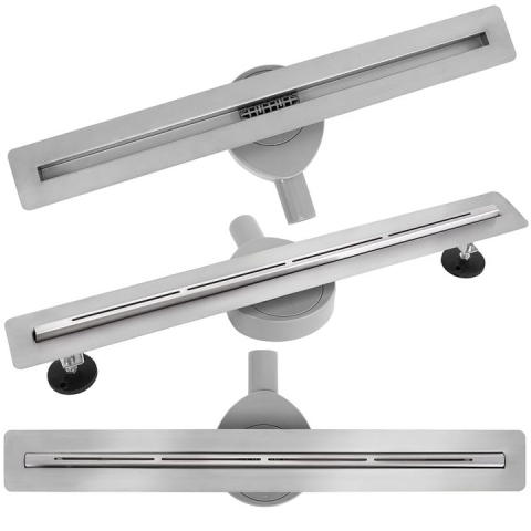 Rigole si canale de scurgere dus - Rigola dus Rea Rea FILO 60 crom periat