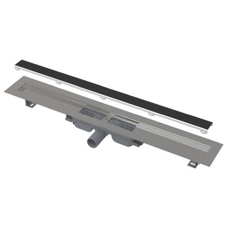 Cabine dus - Rigola pentru dus cu capac faiantabil, Alcadrain, APZ115 MARBLE LOW, 105 cm