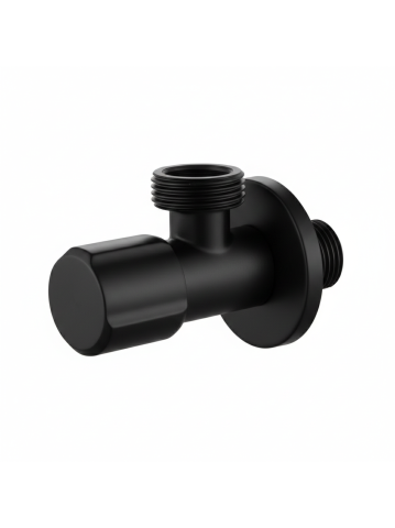 Robinet colțar 02 1/2" x 3/4" negru [1]