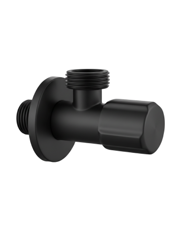 Accesorii baie - Robinet colțar 02 1/2" x 3/4" negru