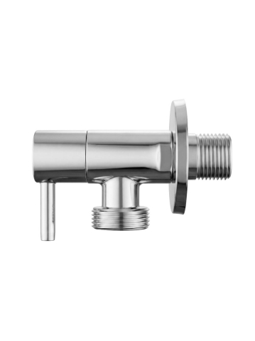 Robinet colțar 1/2" x 3/4" crom [2]