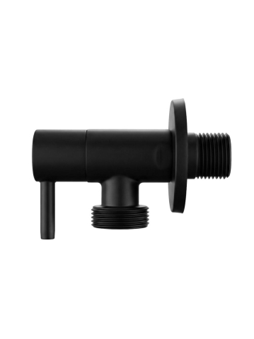 Robinet colțar 1/2" x 3/4" negru [2]