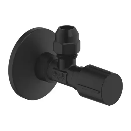 Robinete coltar - Robinet coltar Grohe 1/2"x3/8" negru mat