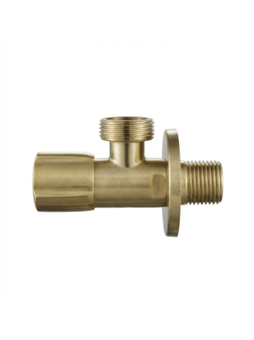 Robinet coltar Rea 02 1/2 x 3/4 toli auriu periat PVD inox cap ceramic [2]