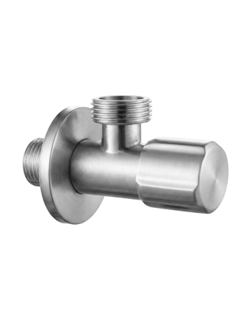 Accesorii baie - Robinet coltar Rea 1/2 x 3/4 nickel periat inox PVD cap ceramic