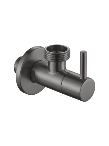 Accesorii baie - Robinet coltar 1/2 x 3/4 Rea Titan inox PVD cap ceramic Quick Open