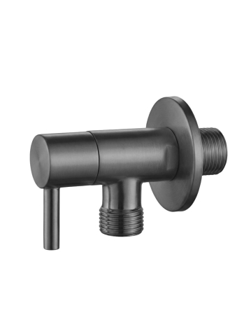 Robinet coltar 1/2 x 3/8 inch Rea finisaj titan inox PVD cap ceramic [2]
