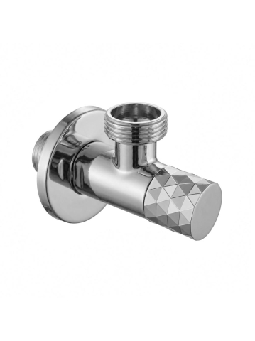 Accesorii baie - Robinet coltar Rea Diamond 03 1/2 x 3/4 crom inox cap ceramic