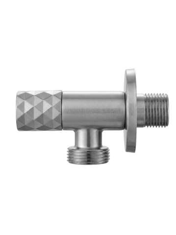Robinet coltar Rea Diamond 03 1/2 x 3/4 nickel periat inox PVD cap ceramic [2]