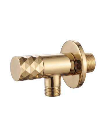 Robinet coltar Rea Diamond 03 1/2 x 3/8 auriu inox cap ceramic PVD [3]