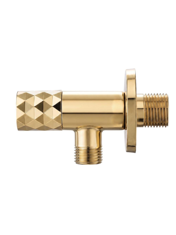 Robinet coltar Rea Diamond 03 1/2 x 3/8 auriu inox cap ceramic PVD [2]