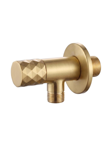 Robinet coltar Rea Diamond 03 1/2 x 3/8 auriu periat inox PVD cap ceramic [3]