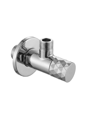 Accesorii baie - Robinet coltar Rea Diamond 03 1/2 x 3/8 crom inox cap ceramic