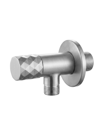 Robinet coltar Rea Diamond 03 1/2 x 3/8 nickel periat inox cap ceramic PVD [3]