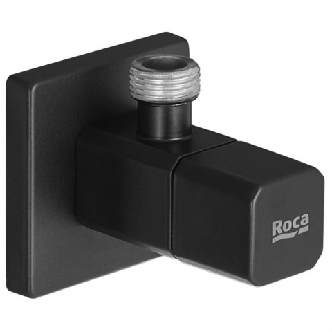 Robinete coltar - Roca Aqua Robinet coltar cu cartus ceramic 1/2" x 3/8", negru mat
