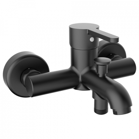 Baterii baie - Roca Carelia Baterie cada dus monocomanda, negru mat