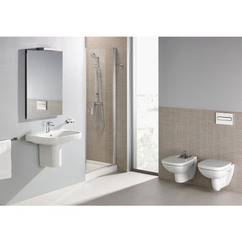 Roca Debba Square Set Bideu suspendat cu cadru montaj 36x54 cm [3]