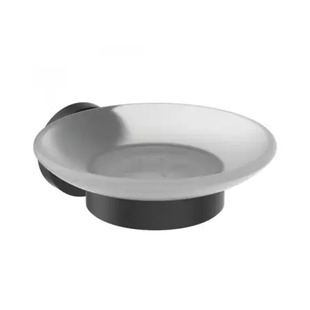 Accesorii lavoar - Savoniera cu suport negru mat Ideal Standard IOM