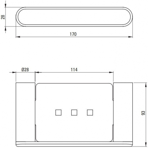Savoniera Deante Round crom [3]