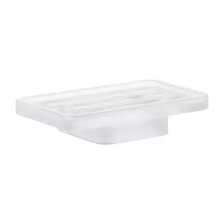 Accesorii lavoar - Savoniera Grohe Selection Cube alb