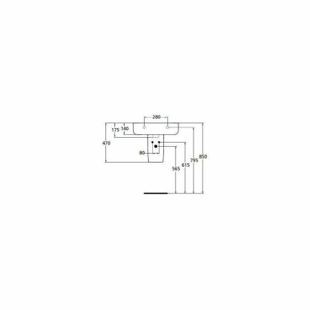 Semipiedestal pentru lavoar Ideal Standard Connect alb [4]