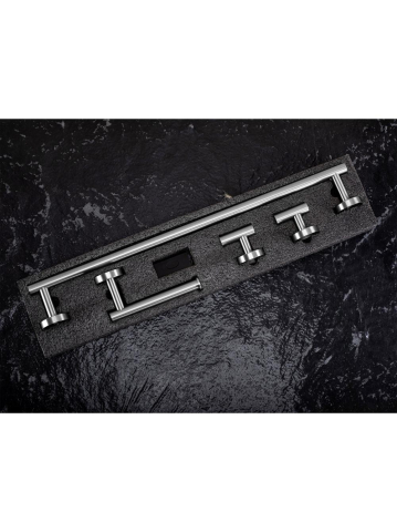 Set accesorii pentru baie  Ari 4 piese crom periat [6]