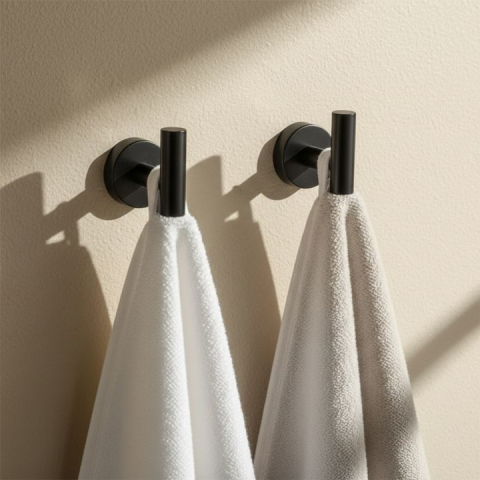 Set accesorii pentru baie Ari 4 piese negru [2]