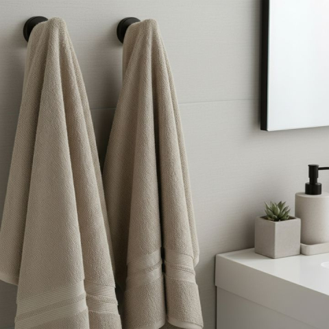 Set accesorii pentru baie Ari 4 piese negru [5]