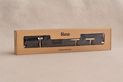 Set accesorii pentru baie Ari auriu 4 piese [7]