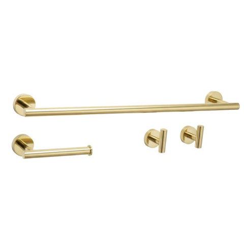 Set accesorii pentru baie Ari auriu 4 piese [1]