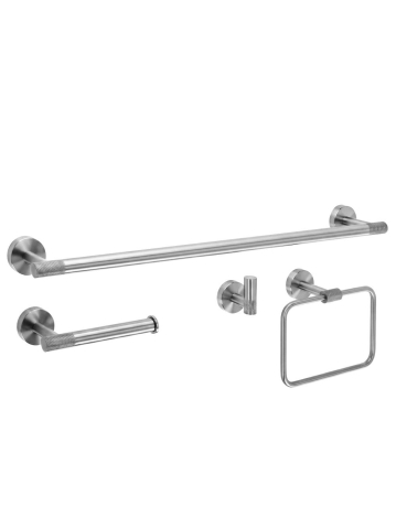 Set accesorii pentru baie GRID 4 piese crom periat [1]