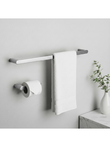 Set accesorii pentru baie Mati 4 piese crom periat  [5]