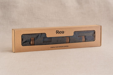 Set accesorii pentru baie Mati 4 piese cupru periat  [8]