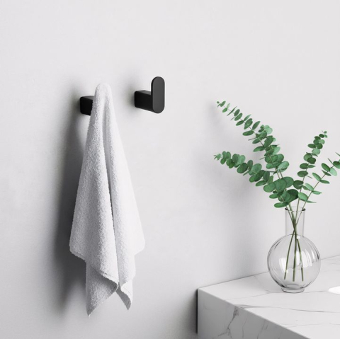 Set accesorii pentru baie Mati 4 piese negru [4]