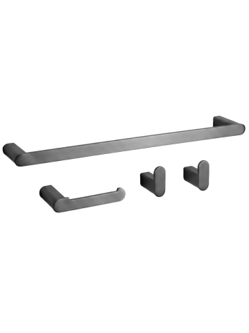 Set accesorii pentru baie Mati 4 piese titan [1]