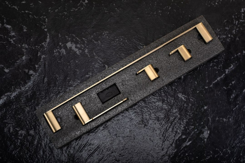 Set accesorii pentru baie Mati auriu 4 piese [5]