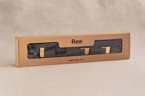 Set accesorii pentru baie Mati auriu 4 piese [6]