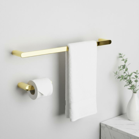 Set accesorii pentru baie Mati auriu 4 piese [3]