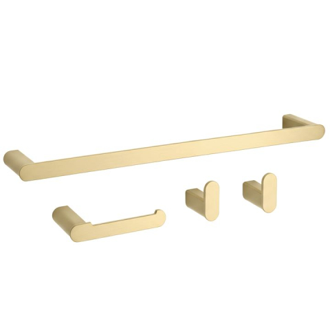 Set accesorii pentru baie Mati auriu periat 4 piese [1]