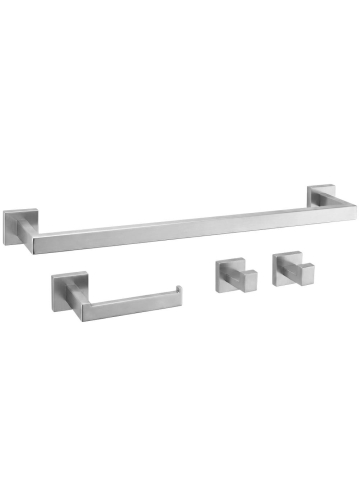 Set accesorii pentru baie Rio 4 piese crom periat [7]