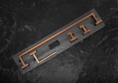 Set accesorii pentru baie Rio 4 piese cupru periat  [6]