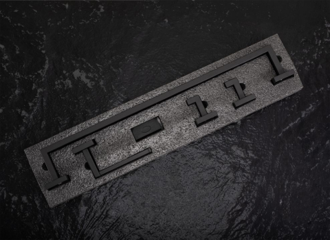 Set accesorii pentru baie Rio 4 piese negru [6]