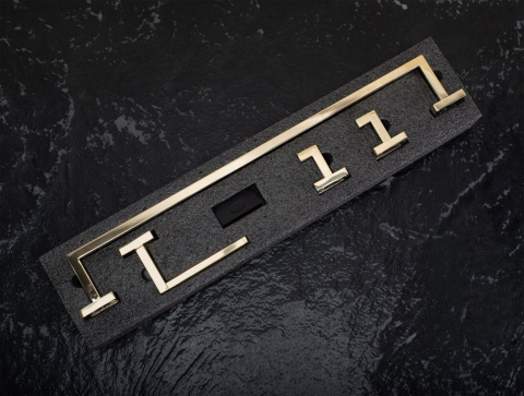 Set accesorii pentru baie Rio auriu 4 piese [6]