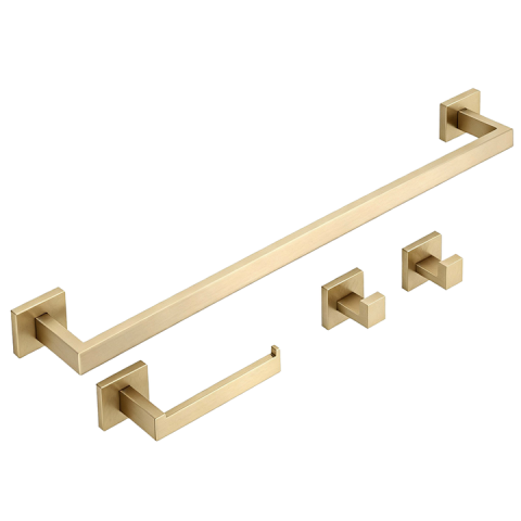 Set accesorii pentru baie Rio auriu periat 4 piese [5]