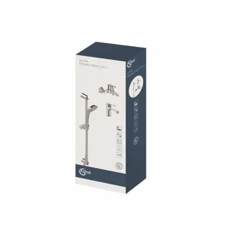 Set baterie lavoar cu baterie cada si set dus Ideal Standard Alpha [1]