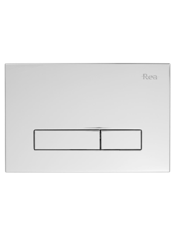 Set Cadru Ingropat Rea Slim 024N WC Buton HD Crom [4]