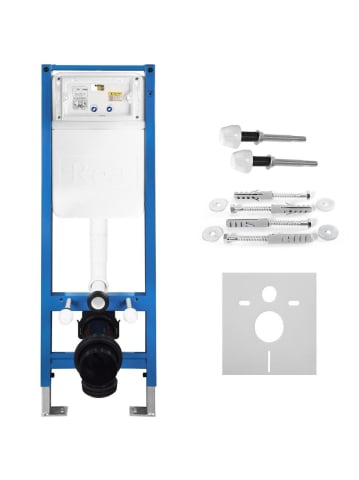 Set Cadru Ingropat Slim Rea 024N WC Buton J Satin Silver [3]