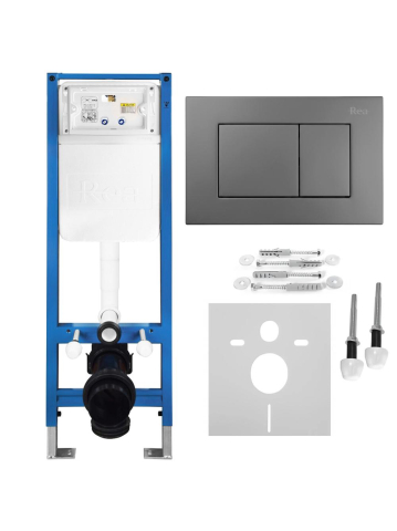 Set Cadru Ingropat Slim Rea 024N Buton J Titan WC suspendat [11]